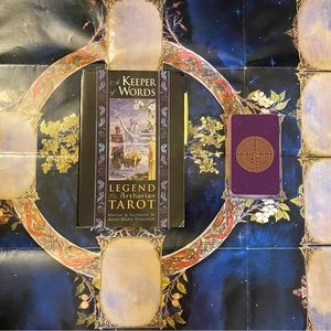 TAKING OFFERS! OOP Legend Arthurian Tarot Llewelyn 1st ed 1997 w all accessories